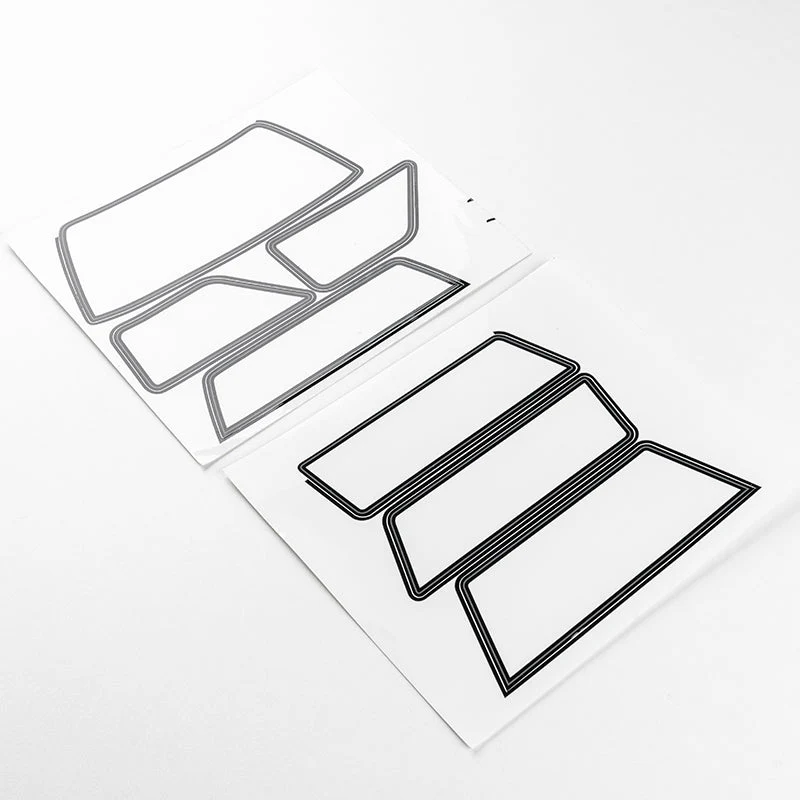 1:10 CHEVROLET K5 BLAZER TRANSPARENT WINDOW DECAL SHEET