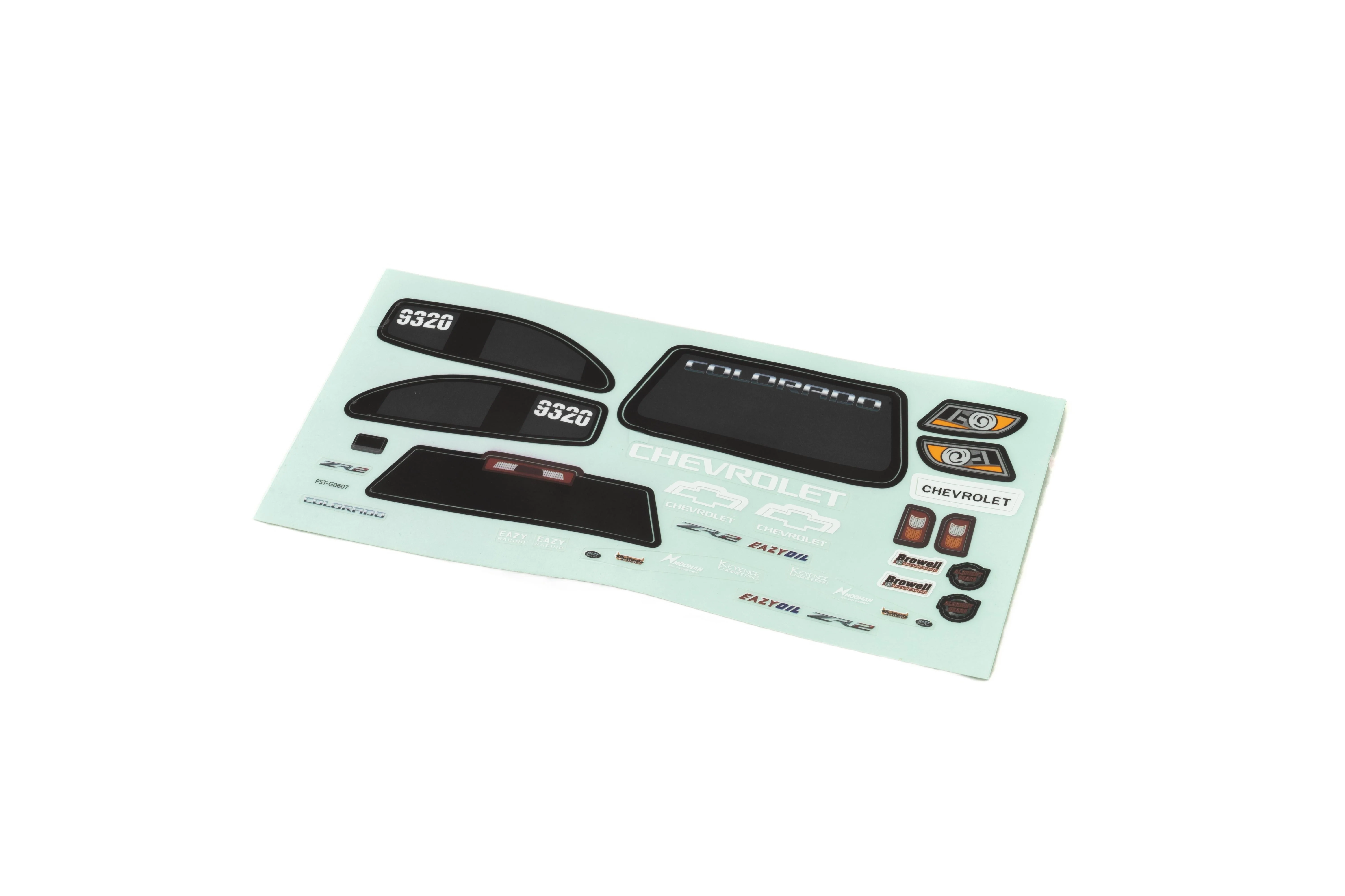 1:18 Colorado Decal Sheet (Black/Red/Blue) - Image 2