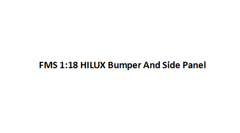 1:18 Hilux Bumper And Side Panel - Image 2
