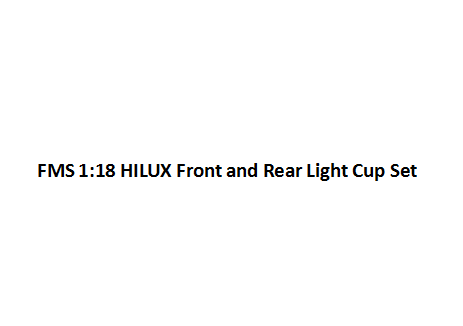 1:18 Hilux Front and Rear Light Cup Set - Image 2