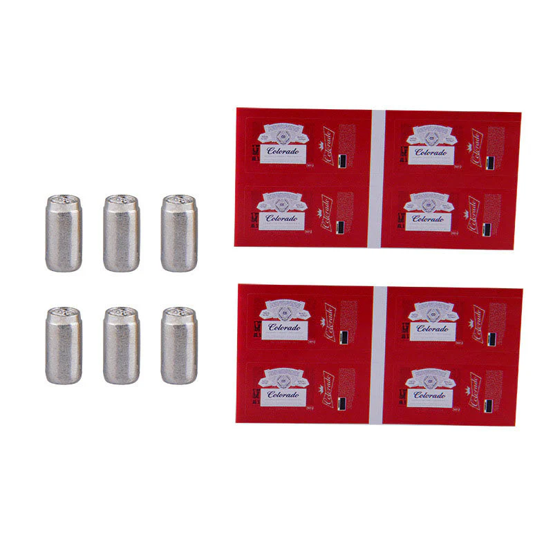 1:24 Mini Beer Cans 6Pcs Decoration - Image 5