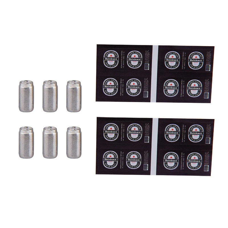 1:24 Mini Beer Cans 6Pcs Decoration - Image 8