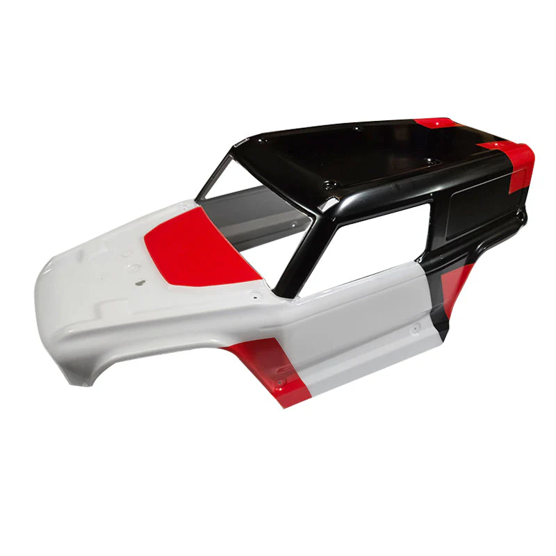 1:7 Ridge Racer U4 DB Body (Clear/Blue/Red) - Image 4
