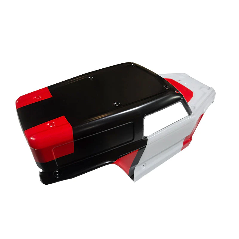 1:7 Ridge Racer U4 DB Body (Clear/Blue/Red) - Image 5