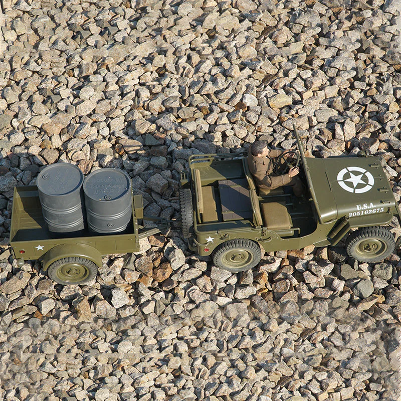Anti-tank Gun/ Trailer/ Machine Gun/ Canvas Top for 1:6 / 1:12 1941 MB Scaler - Image 11