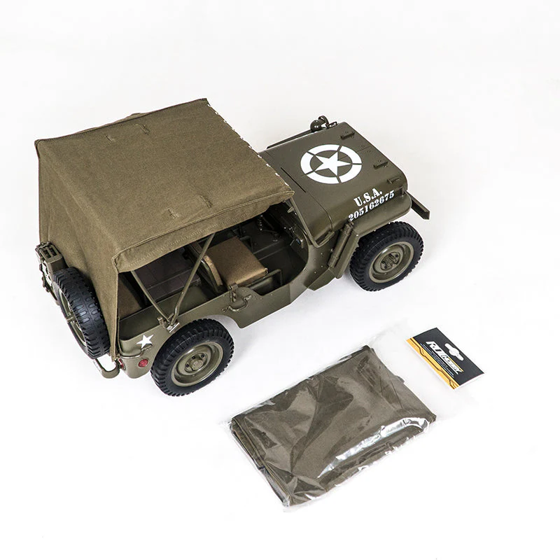 Anti-tank Gun/ Trailer/ Machine Gun/ Canvas Top for 1:6 / 1:12 1941 MB Scaler - Image 17