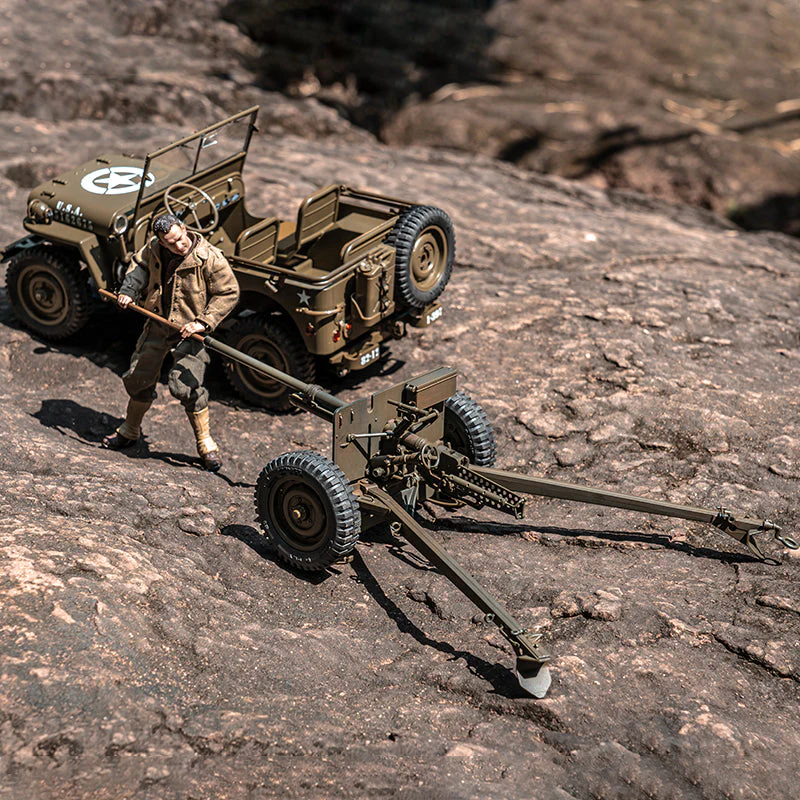 Anti-tank Gun/ Trailer/ Machine Gun/ Canvas Top for 1:6 / 1:12 1941 MB Scaler - Image 25