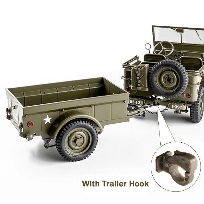 Anti-tank Gun/ Trailer/ Machine Gun/ Canvas Top for 1:6 / 1:12 1941 MB Scaler - Image 27