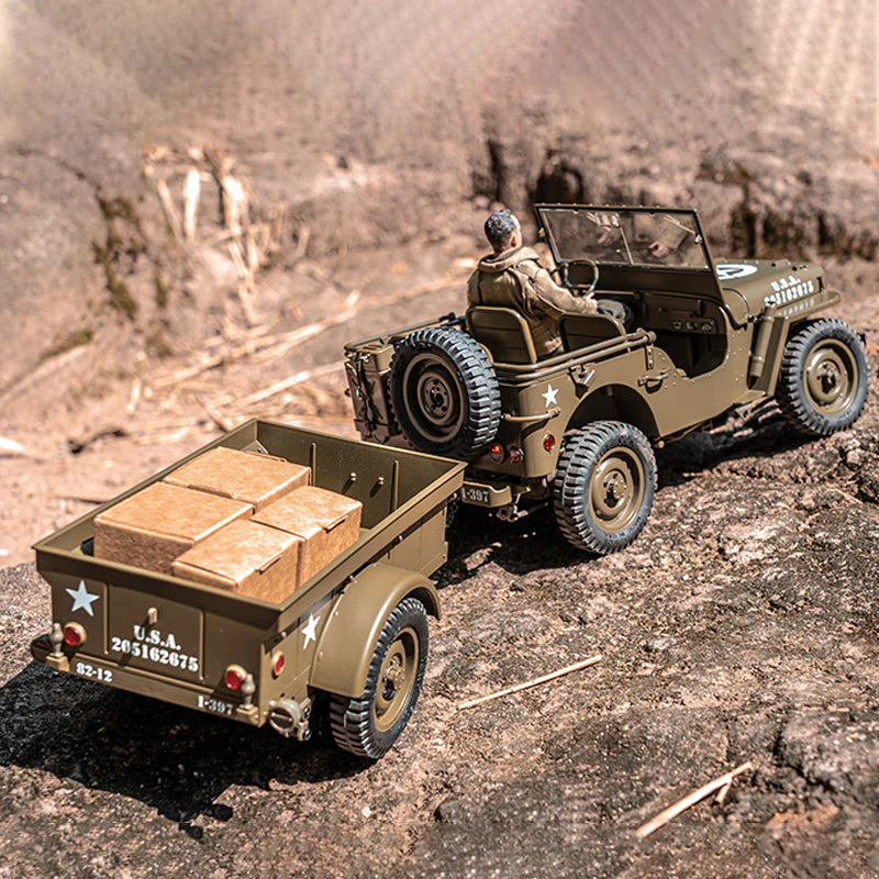 Anti-tank Gun/ Trailer/ Machine Gun/ Canvas Top for 1:6 / 1:12 1941 MB Scaler - Image 32