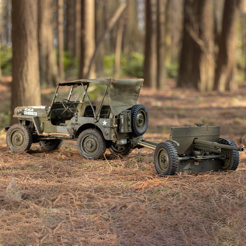 Anti-tank Gun/ Trailer/ Machine Gun/ Canvas Top for 1:6 / 1:12 1941 MB Scaler - Image 6
