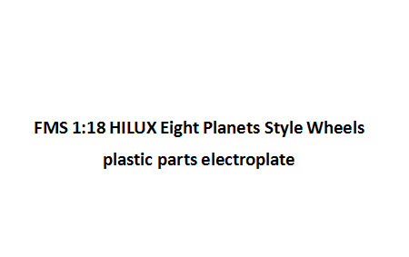 1:18 Hilux Eight Planets Style Wheels plastic parts electroplate - Image 2