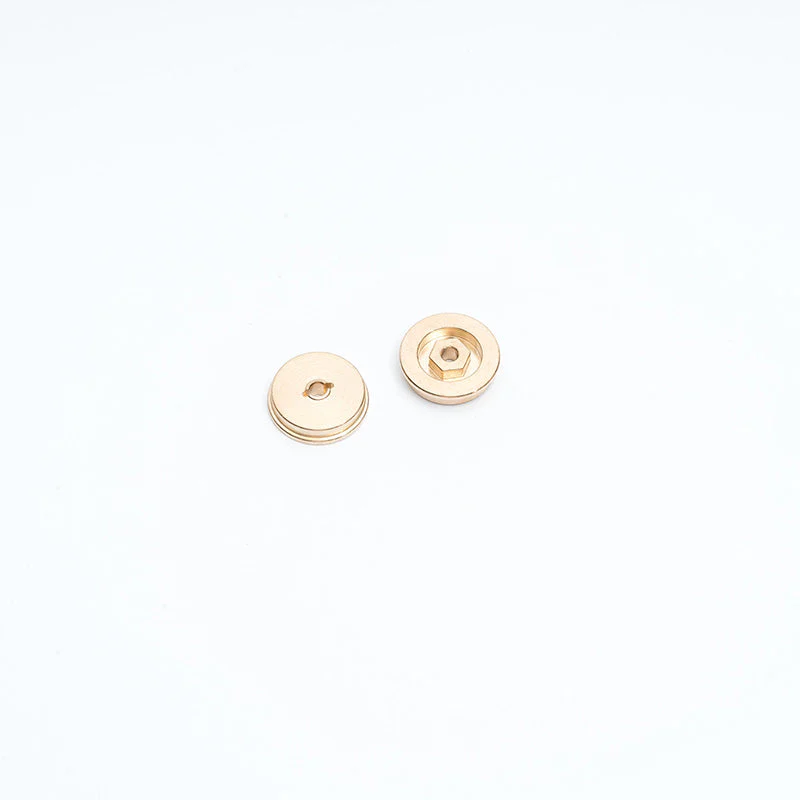 Upgrade Parts - FCX24M Brass Wheel Counterweight (2 Pcs)