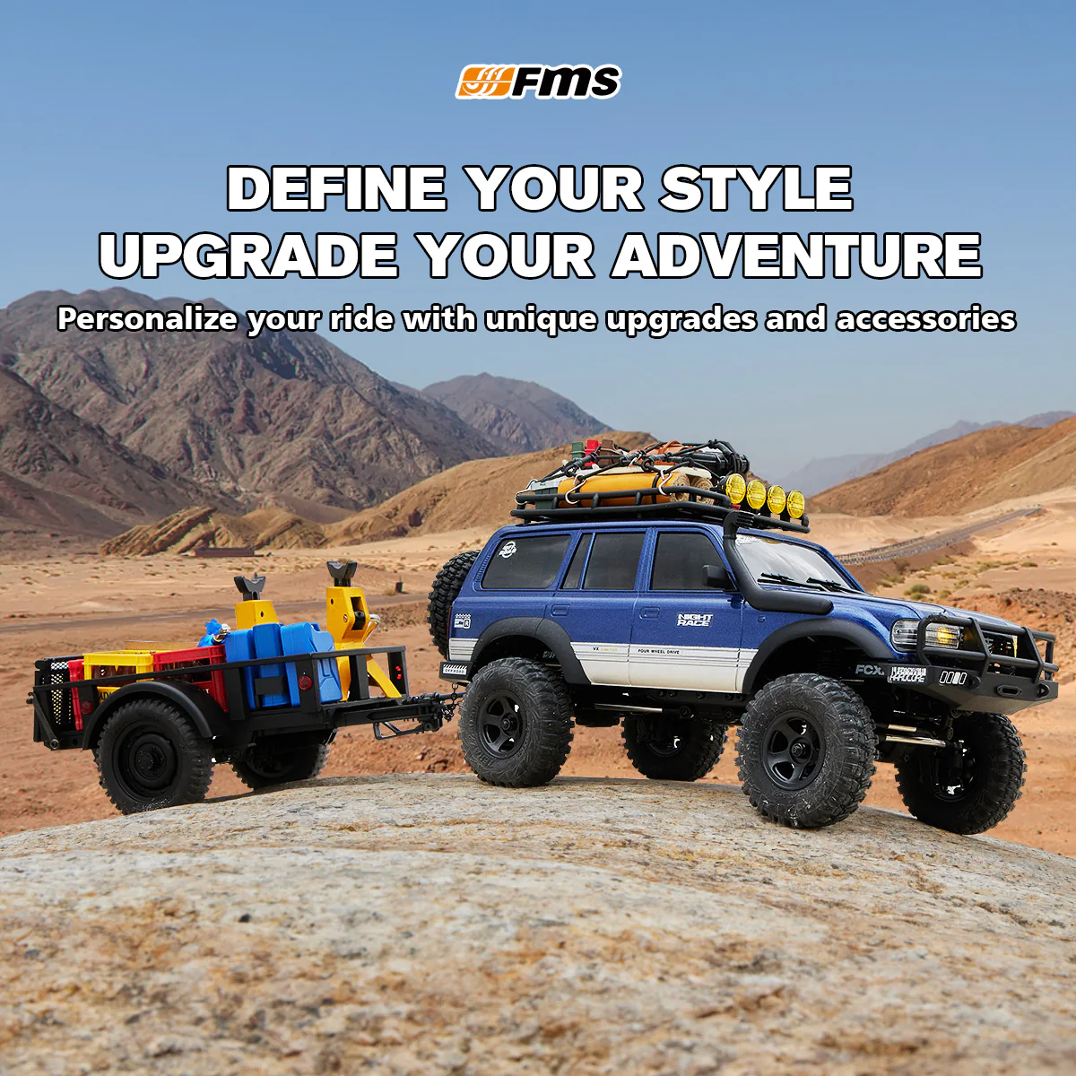 FMS 1:18 FCX18S LC80 Toyota Land Cruiser 80 S V2 RTR - Image 3