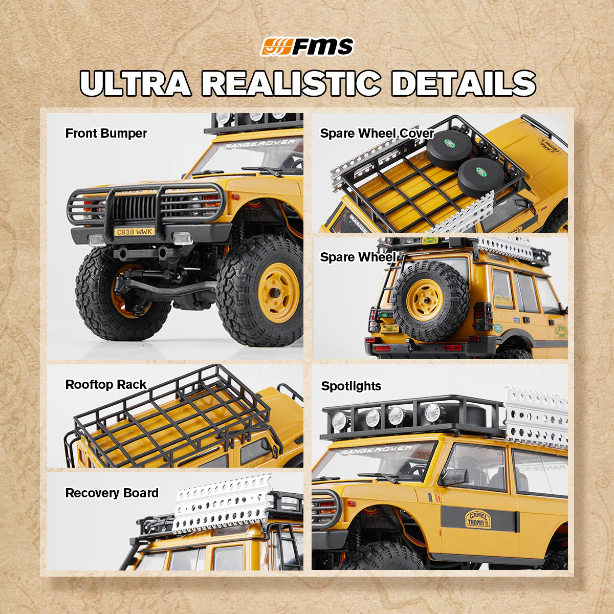 FMS 1:24 FCX24M Land Rover RTR - Image 3
