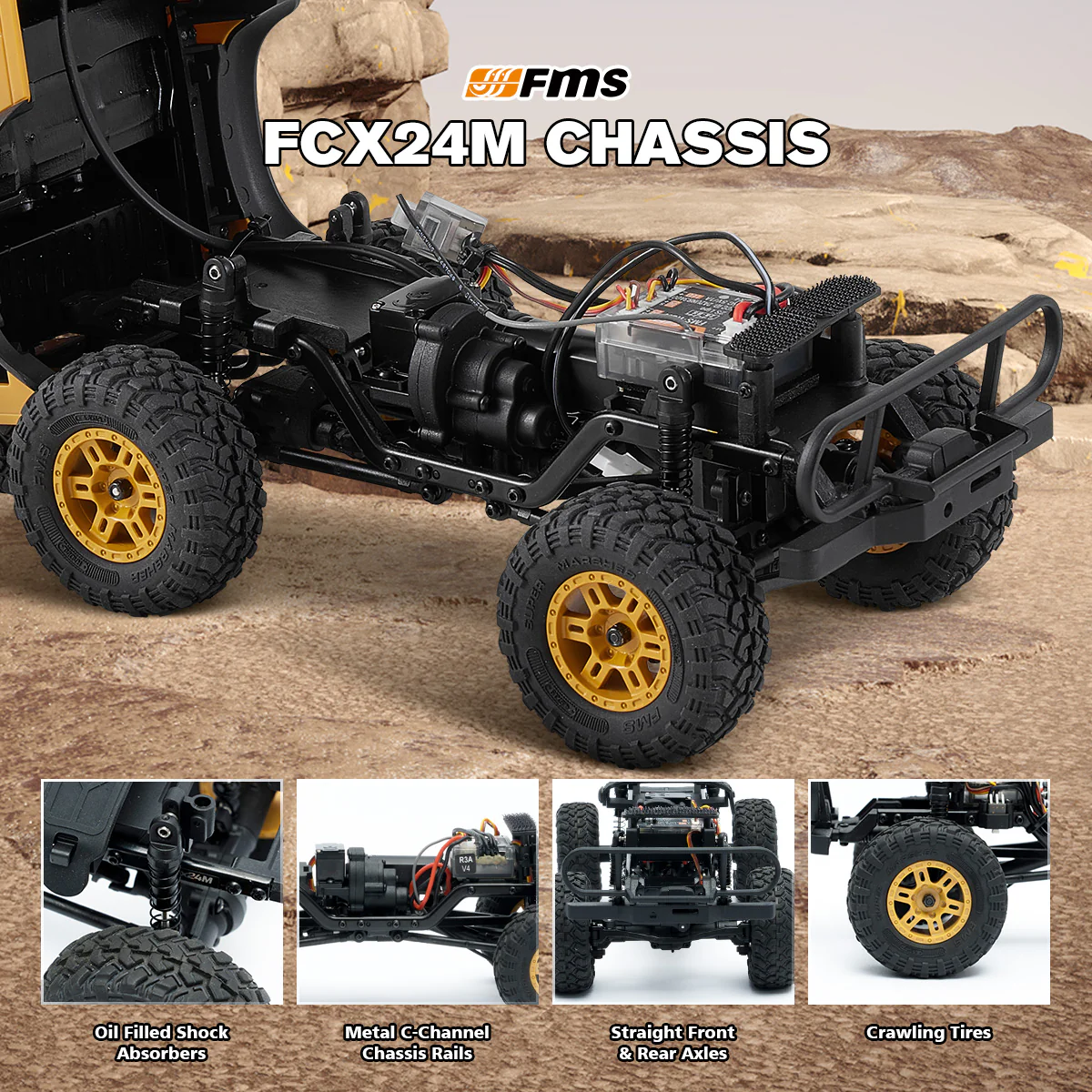 FMS 1:24 FCX24M Land Rover RTR - Image 6