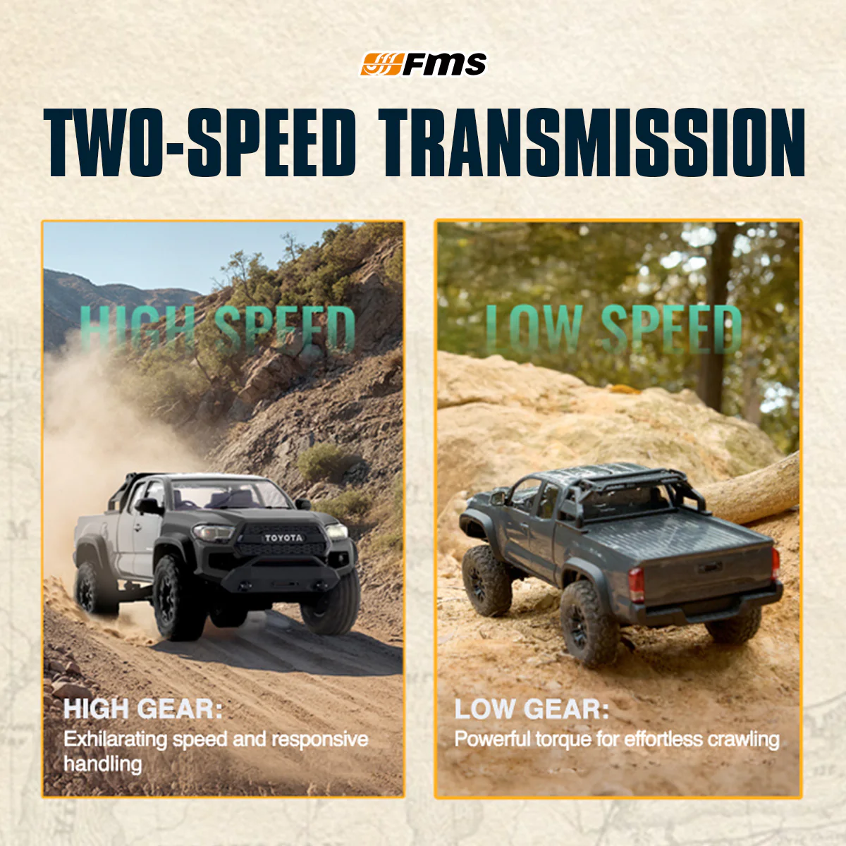 FMS 1:24 FCX24M Toyota Tacoma RTR - Image 7