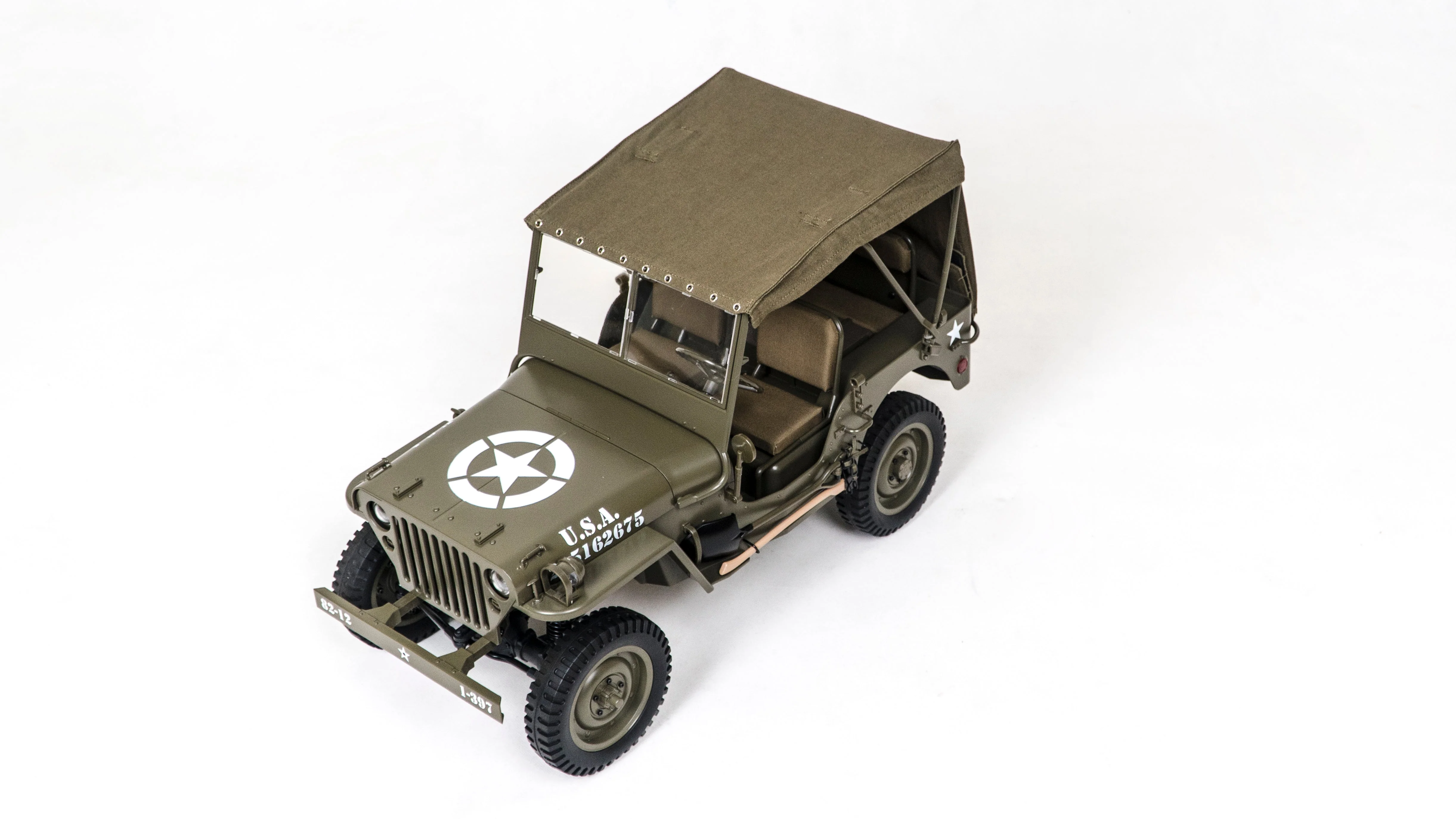 1:6 1941 MB Scaler Canvas Top Assembly - Image 4