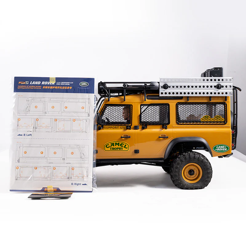 Upgrade Parts - FCX10 Defender 110 Anti Riot Net Set - Image 9